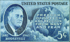 Roosevelt included "Freedom from Want" as one of the Four Freedoms he proclaimed in 1941