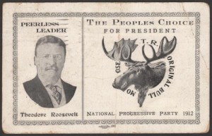 Despite Theodore Roosevelt's popularity, the GOP chose Taft as its nominee in 1912. Roosevelt then launched his famous Bull Moose campaign. 
