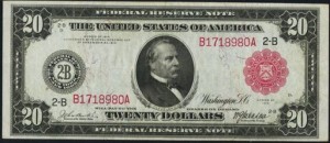 President Grover Cleveland graced the front of the $20 bill until he was displaced by Andrew Jackson in 1928.